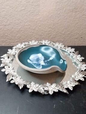gorgeous art studio pottery ashtray